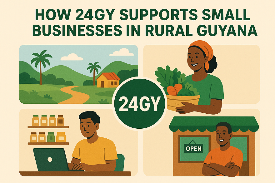 How 24GY Supports Small Businesses in Rural Guyana